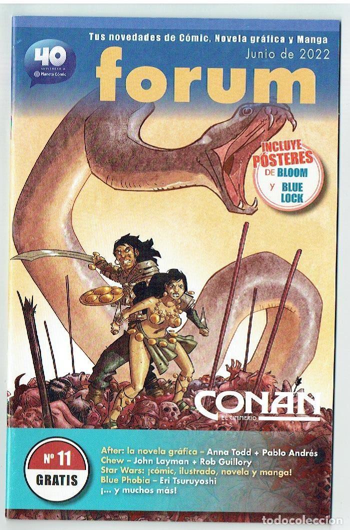 Comics: NOVEDADES DE COMIC FORUM. 40 ANIVERSARIO. N&ordm; 11. JUNIO, 2022. (ST/A18)