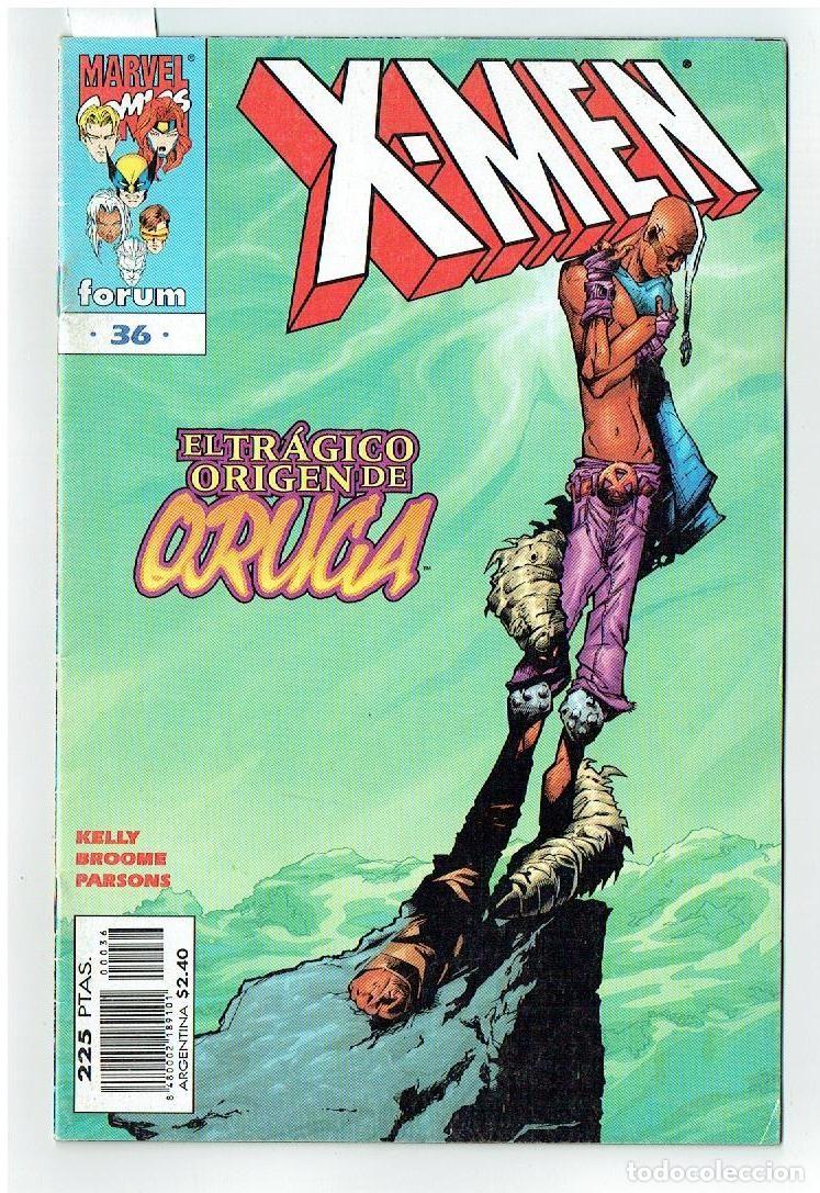 C&oacute;mics: X - MEN. N&ordm; 36. EL TR&Aacute;GICO ORIGEN DE ORUGA. 1999. (ST/A18)