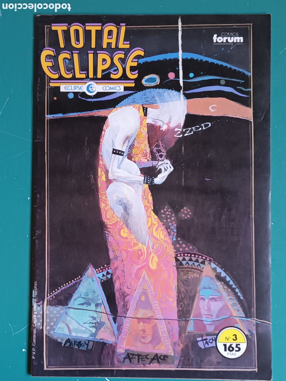 C&oacute;mics: Total Eclipse N&deg; 3 FORUM - ECLIPSE COMICS 1990 Miracle Man Habichuela - Foto 1