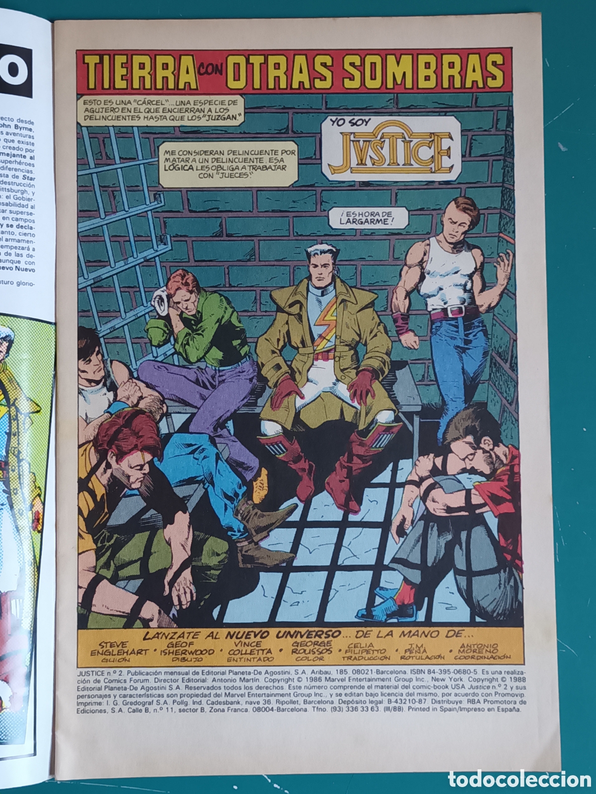 C&oacute;mics: Justice N&deg; 2 FORUM - MARVEL 1988 - Foto 3
