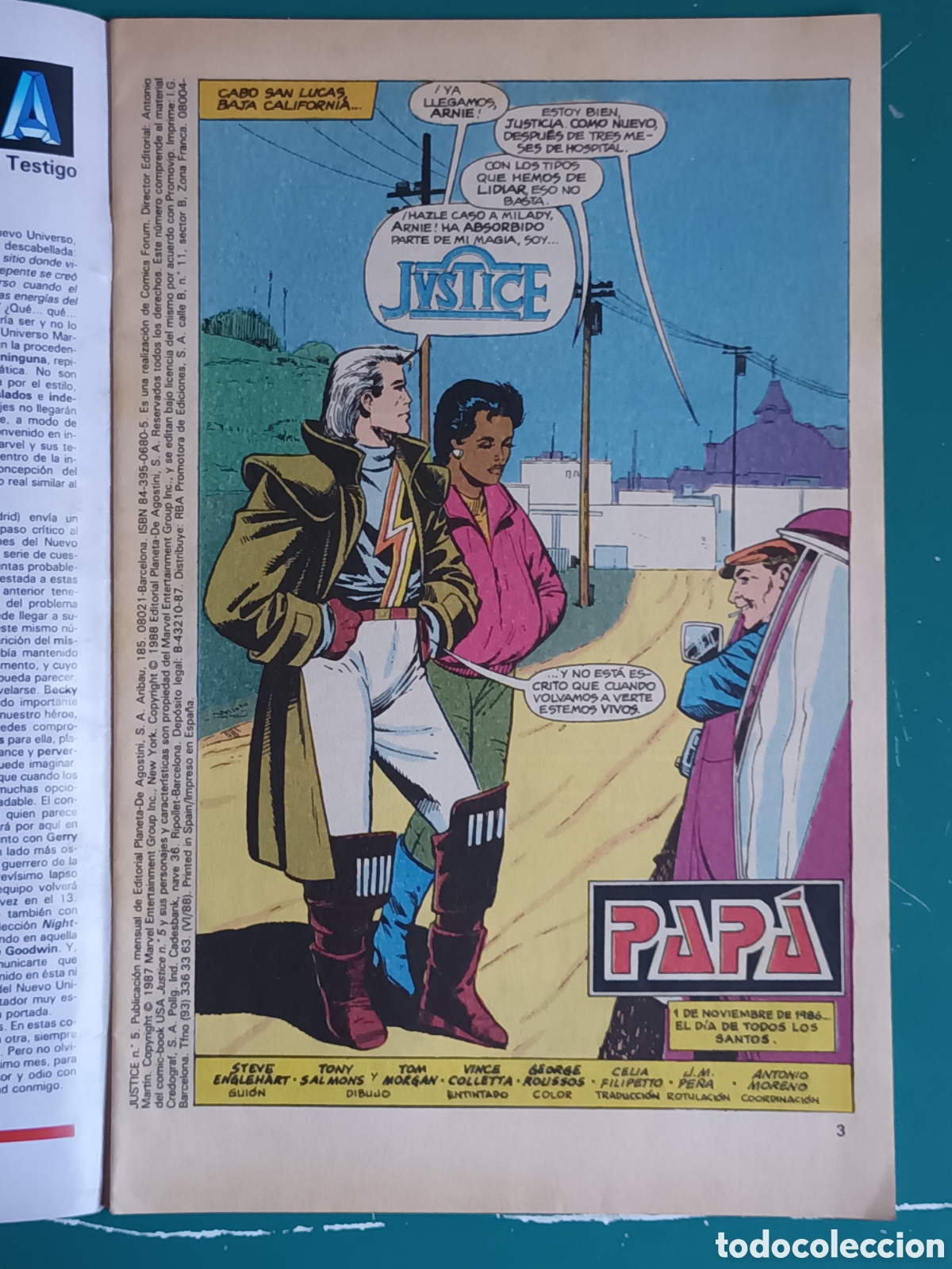 C&oacute;mics: Justice N&deg; 5 FORUM - MARVEL 1988 - Foto 2