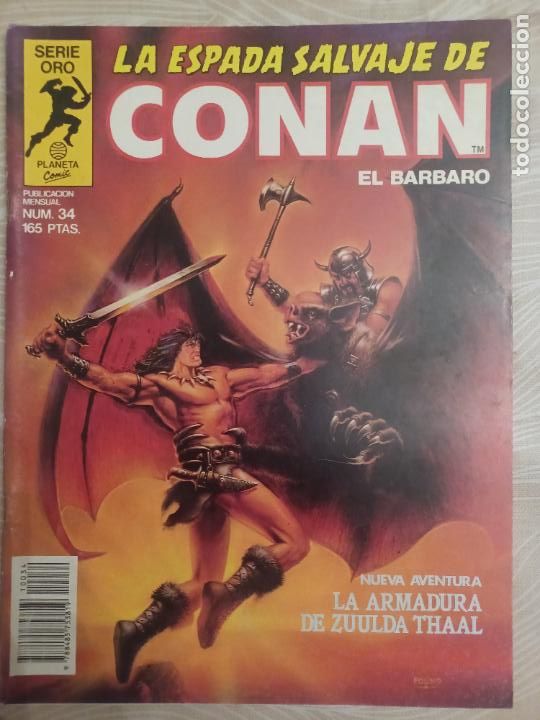 C&oacute;mics: LA ESPADA SALVAJE DE CONAN N&ordm; 34 1&ordf; EDICION FORUM - Foto 1