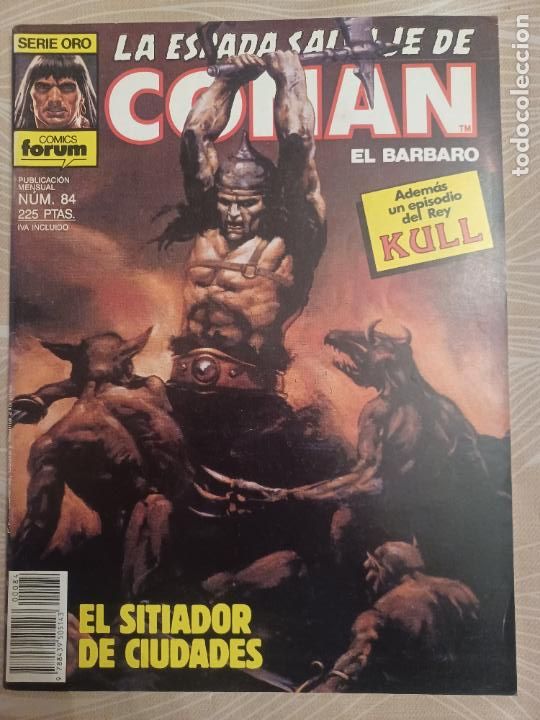 C&oacute;mics: LA ESPADA SALVAJE DE CONAN N&ordm; 84 1&ordf; EDICION FORUM - Foto 1