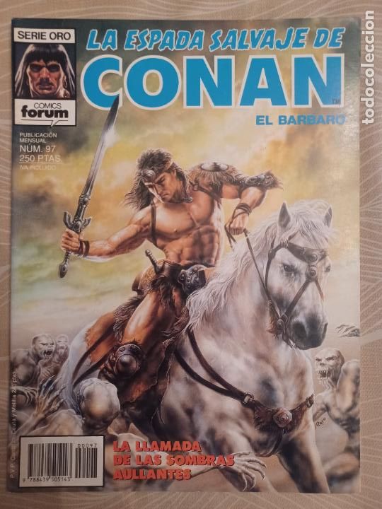 C&oacute;mics: LA ESPADA SALVAJE DE CONAN N&ordm; 97 1&ordf; EDICION FORUM - Foto 1