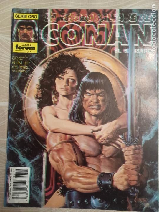 C&oacute;mics: LA ESPADA SALVAJE DE CONAN N&ordm; 107 1&ordf; EDICION FORUM - Foto 1