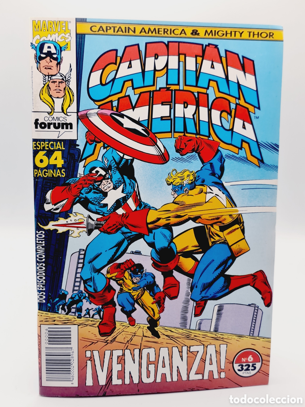 C&oacute;mics: DE KIOSCO CAPITAN AMERICA Y THOR EL PODEROSO 6 VOL2 FORUM COMICS GRAPA - Foto 1