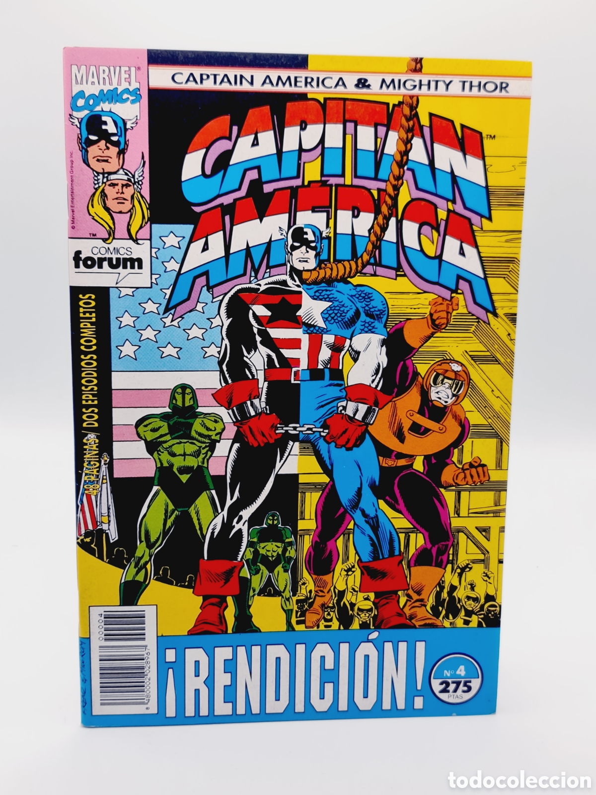 C&oacute;mics: DE KIOSCO CAPITAN AMERICA Y THOR EL PODEROSO 4 VOL2 FORUM COMICS GRAPA - Foto 1
