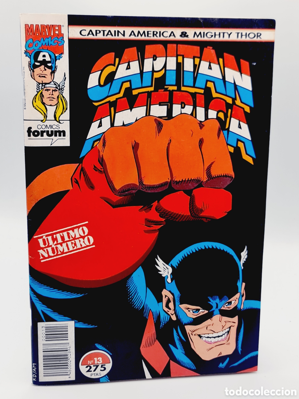 C&oacute;mics: MUY BUEN ESTADO CAPITAN AMERICA Y THOR EL PODEROSO 13 VOL2 FORUM COMICS GRAPA - Foto 1