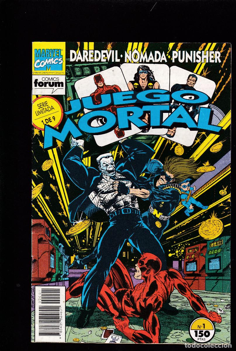 C&oacute;mics: JUEGO MORTAL - N&ordm; 1 de 9 - DAREDEVIL - NOMADA - PUNISHER - FORUM - - Foto 1