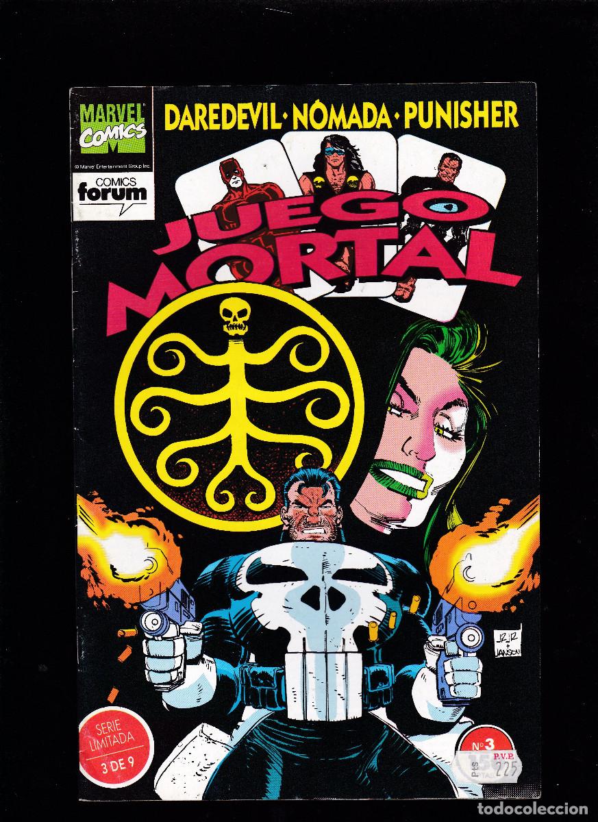 C&oacute;mics: JUEGO MORTAL - N&ordm; 3 de 9 - DAREDEVIL - NOMADA - PUNISHER - FORUM - - Foto 1