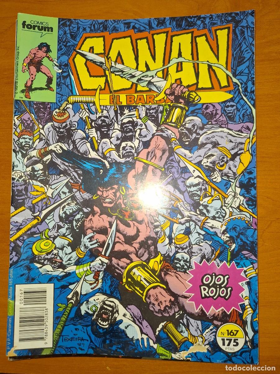 C&oacute;mics: CONAN EL B&Aacute;RBARO, EDIT.FORUM, N&Uacute;MERO 167. - Foto 1