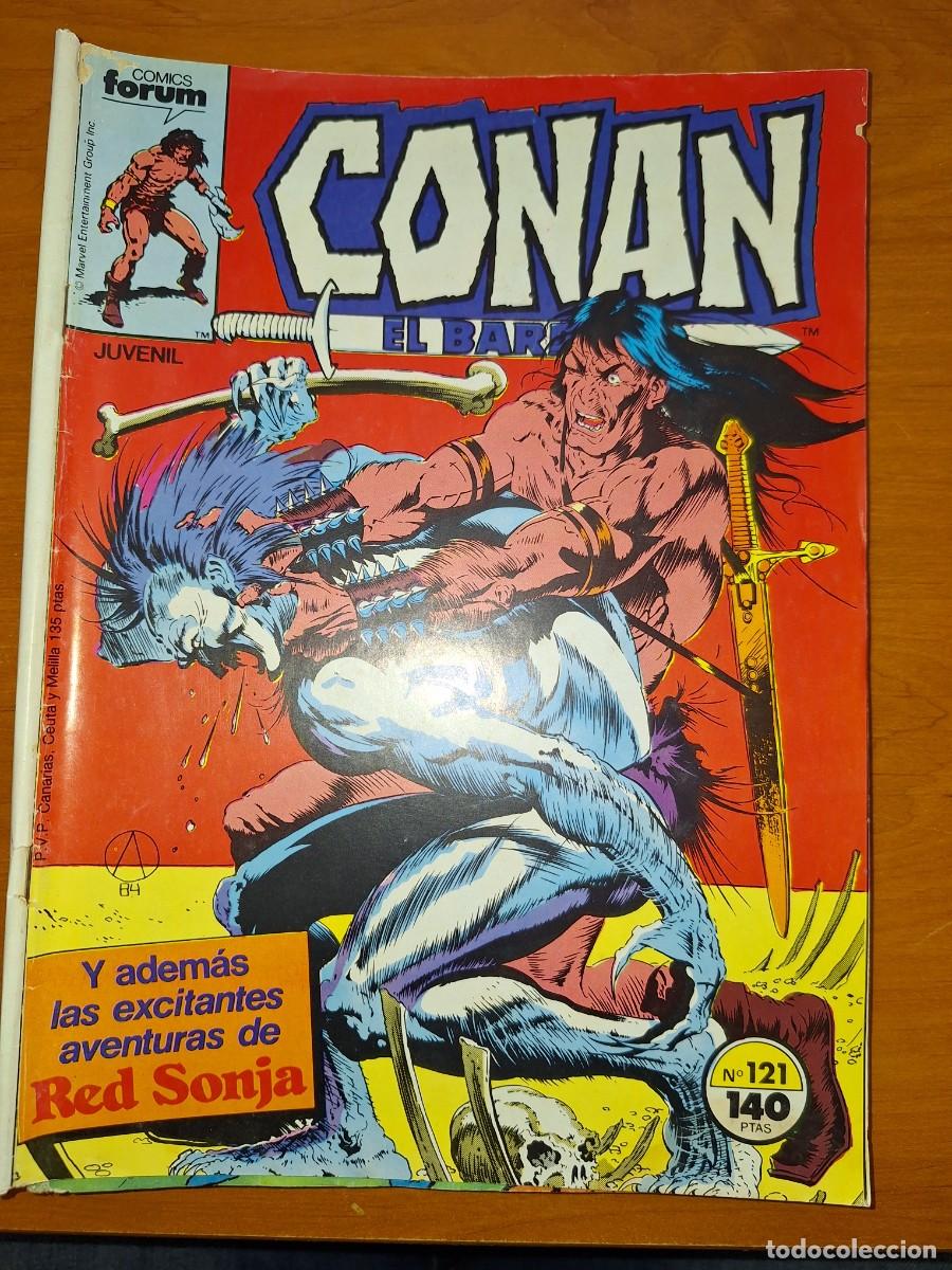 C&oacute;mics: CONAN EL B&Aacute;RBARO, EDIT.FORUM, N&Uacute;MERO 121. - Foto 1
