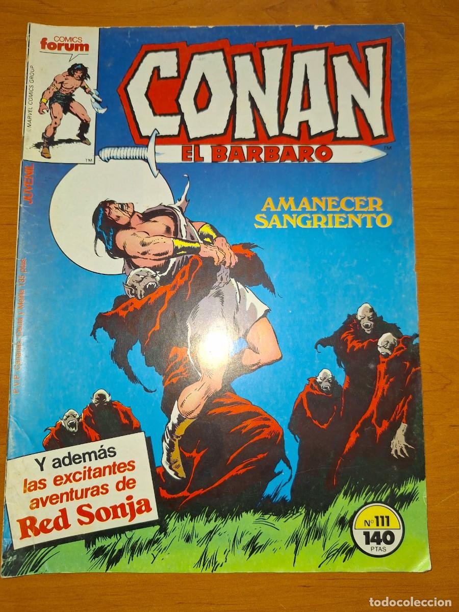 C&oacute;mics: CONAN EL B&Aacute;RBARO, EDIT.FORUM, N&Uacute;MERO 111. - Foto 1