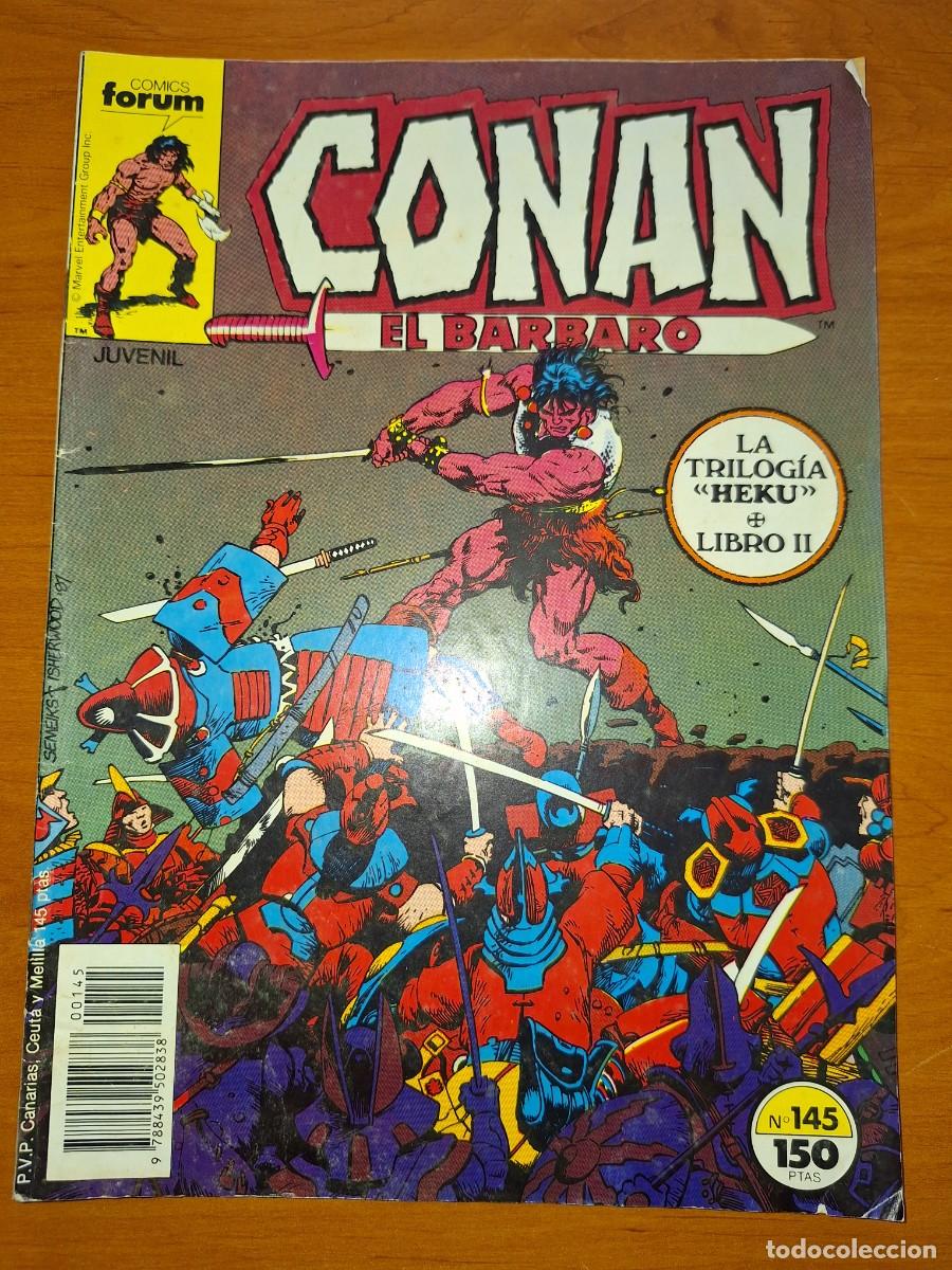 C&oacute;mics: CONAN EL B&Aacute;RBARO, EDIT.FORUM, N&Uacute;MERO 145. - Foto 1