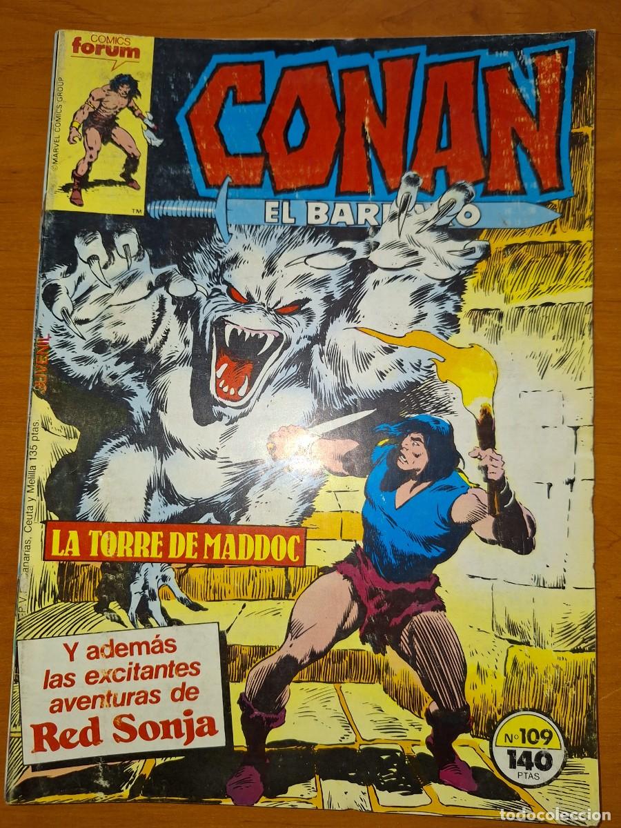 C&oacute;mics: CONAN EL B&Aacute;RBARO, EDIT.FORUM, N&Uacute;MERO 109. - Foto 1