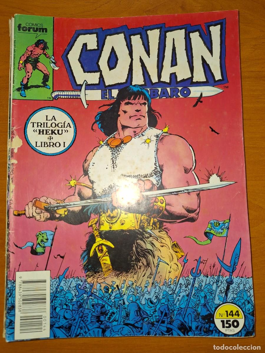 C&oacute;mics: CONAN EL B&Aacute;RBARO, EDIT.FORUM, N&Uacute;MERO 144. - Foto 1