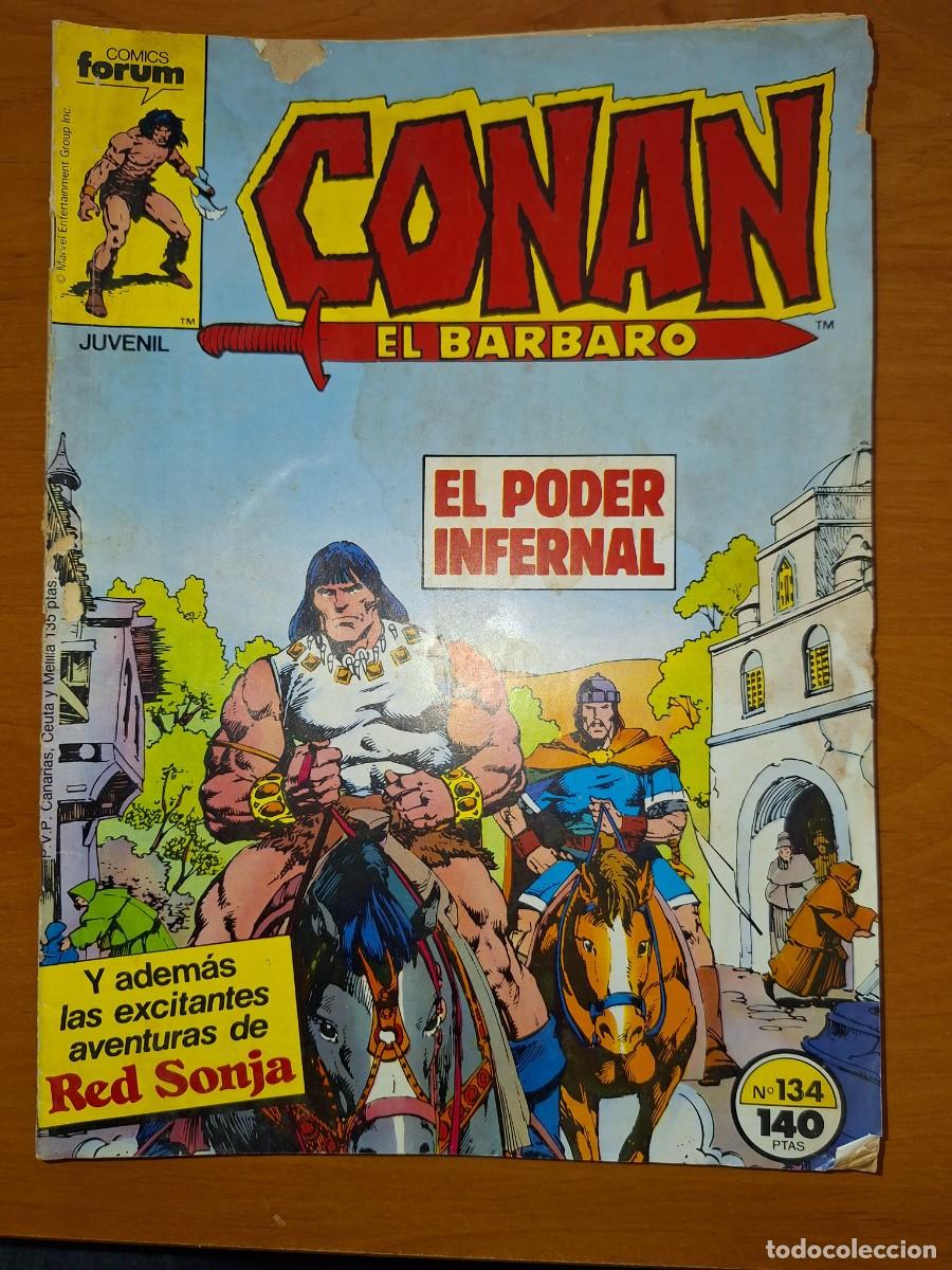 C&oacute;mics: CONAN EL B&Aacute;RBARO, EDIT.FORUM, N&Uacute;MERO 134. - Foto 1