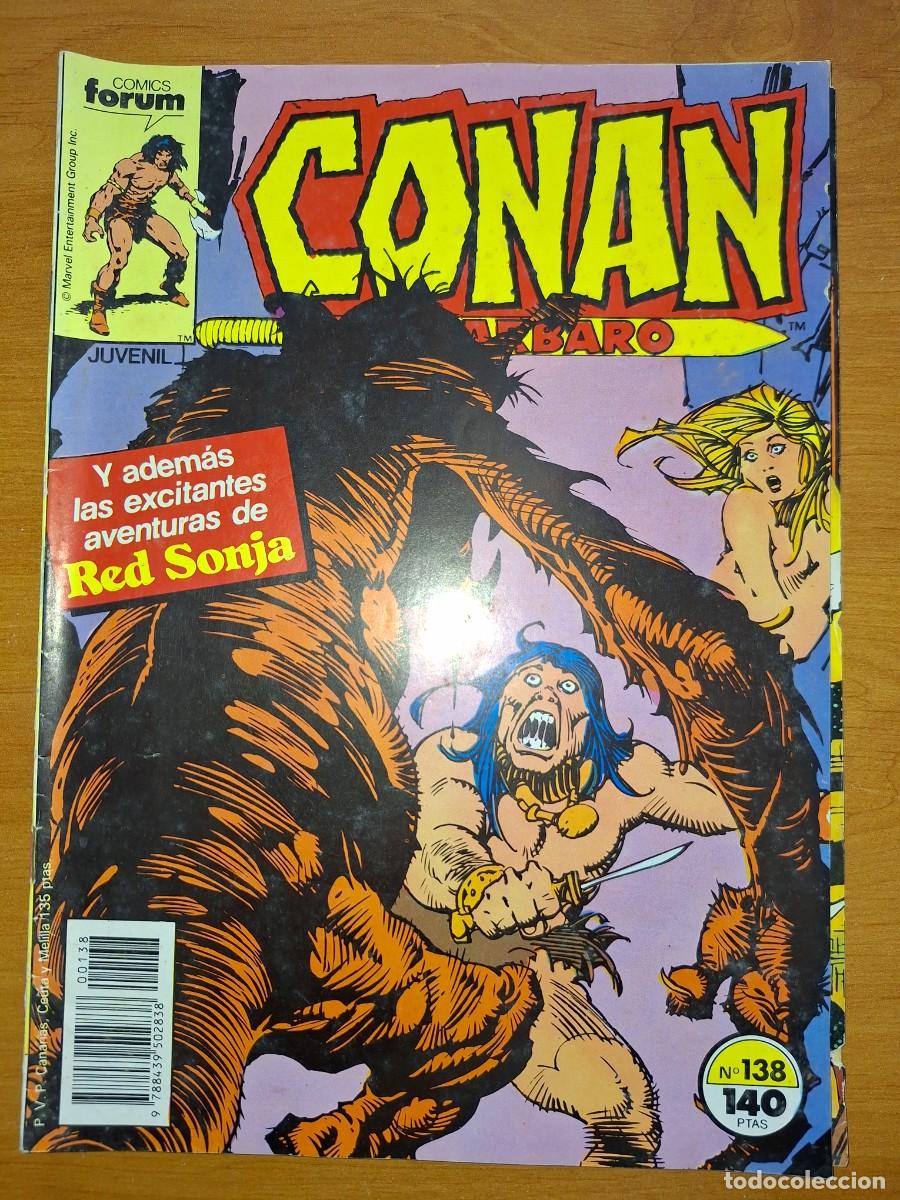 C&oacute;mics: CONAN EL B&Aacute;RBARO, EDIT.FORUM, N&Uacute;MERO 138. - Foto 1