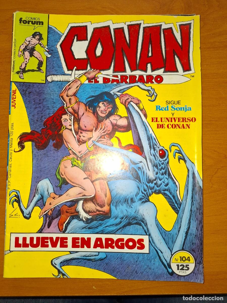 C&oacute;mics: CONAN EL B&Aacute;RBARO, EDIT.FORUM, N&Uacute;MERO 104. - Foto 1
