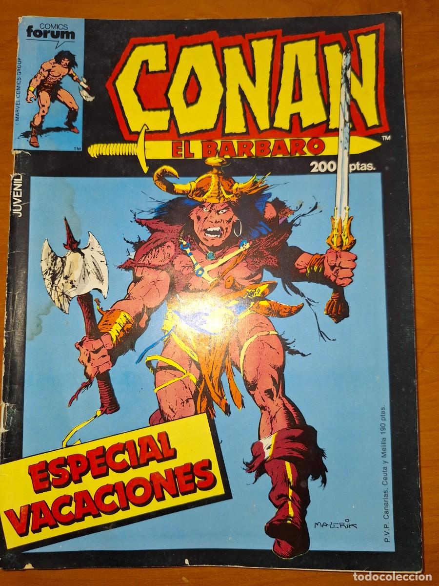 C&oacute;mics: CONAN EL B&Aacute;RBARO, EDIT.FORUM, ESPECIAL VACACIONES. - Foto 1