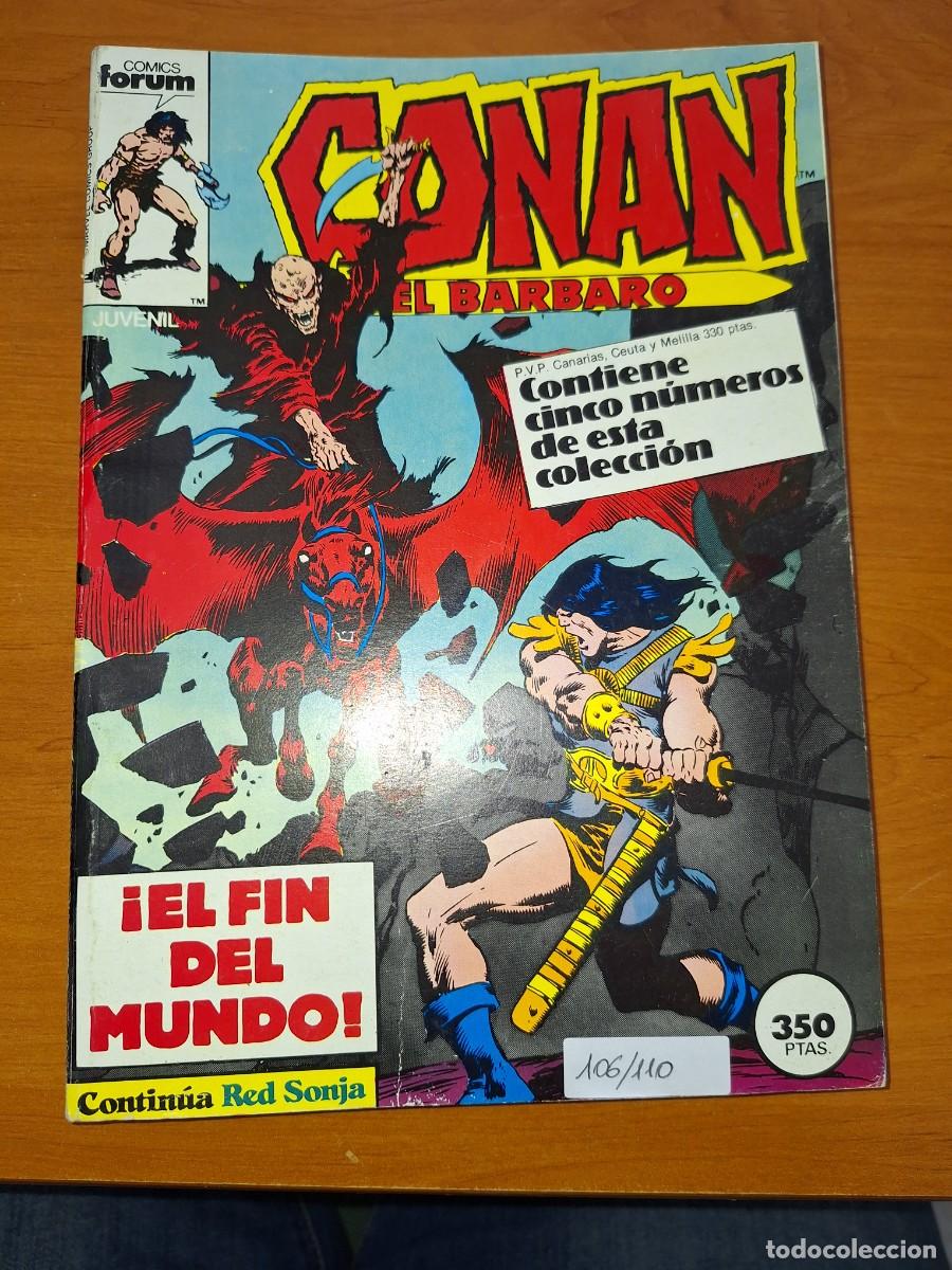 C&oacute;mics: EDIT. FORUM CONAN EL B&Aacute;RBARO, EXTRA CINCO N&Uacute;MEROS 106/110. - Foto 1