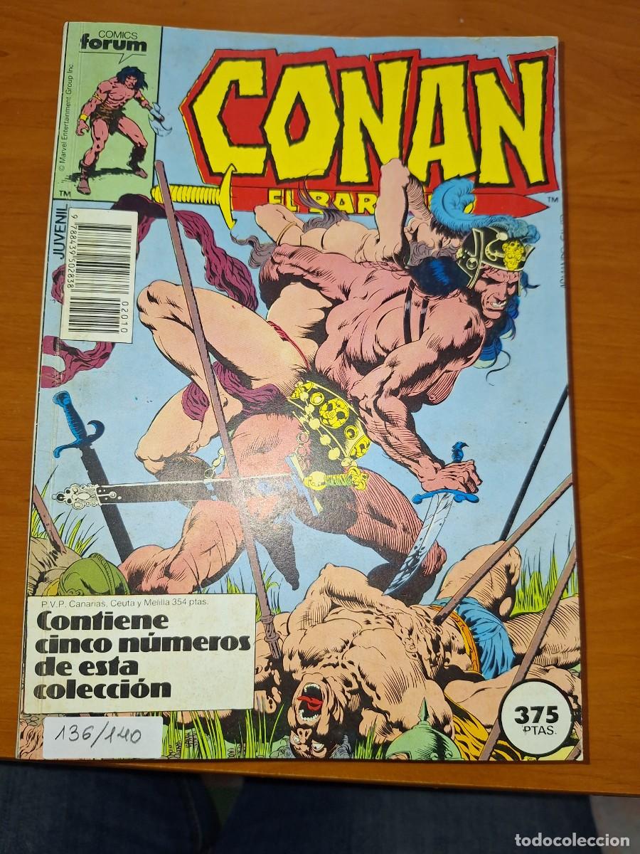 C&oacute;mics: EDIT. FORUM CONAN EL B&Aacute;RBARO, EXTRA CINCO N&Uacute;MEROS 136/140. - Foto 1