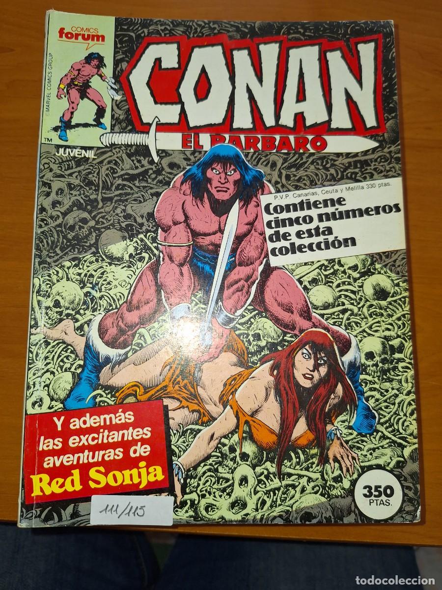 C&oacute;mics: EDIT. FORUM CONAN EL B&Aacute;RBARO, EXTRA CINCO N&Uacute;MEROS 111/115. - Foto 1