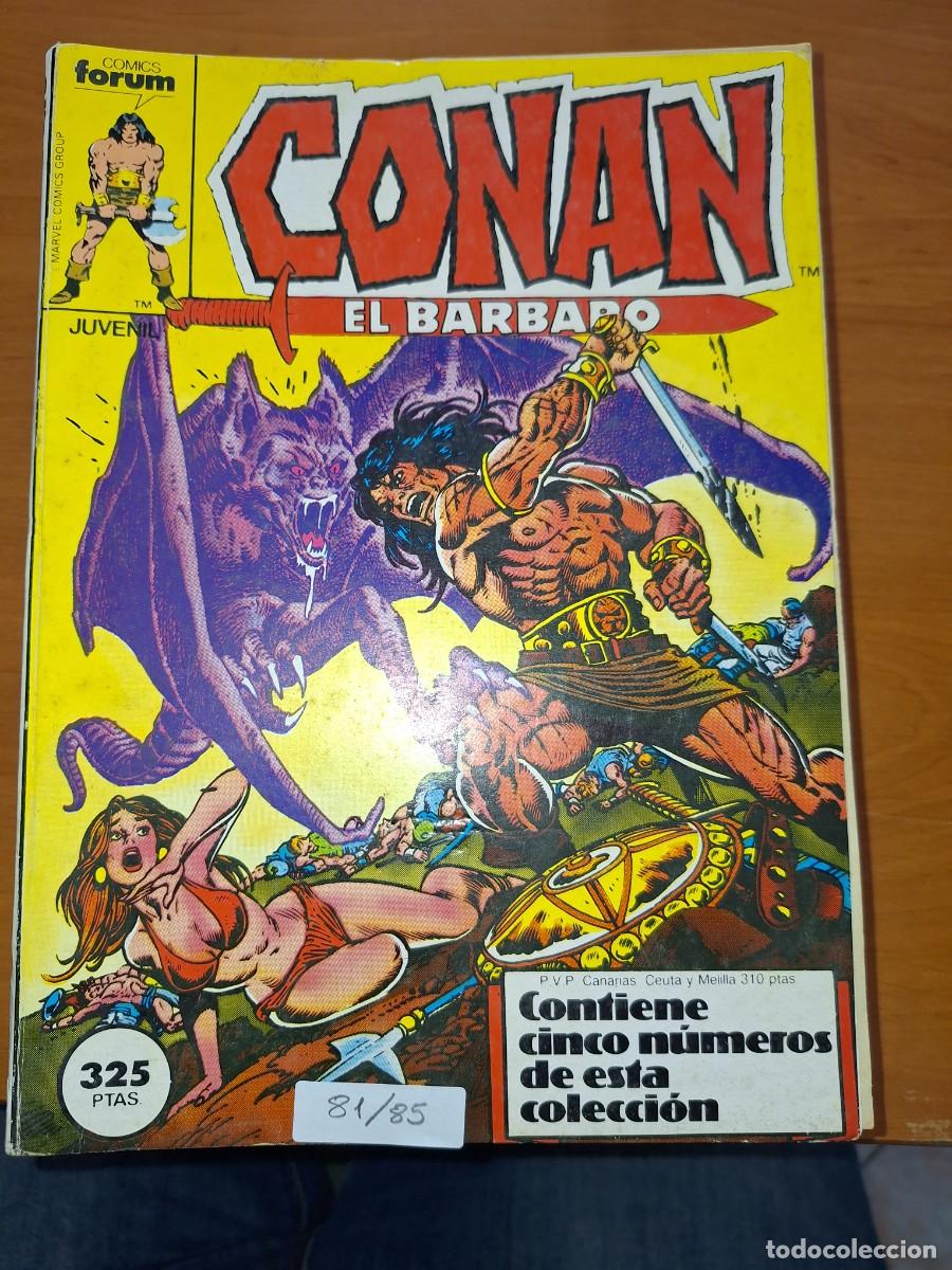 C&oacute;mics: EDIT. FORUM CONAN EL B&Aacute;RBARO, EXTRA CINCO N&Uacute;MEROS 81/85. - Foto 1