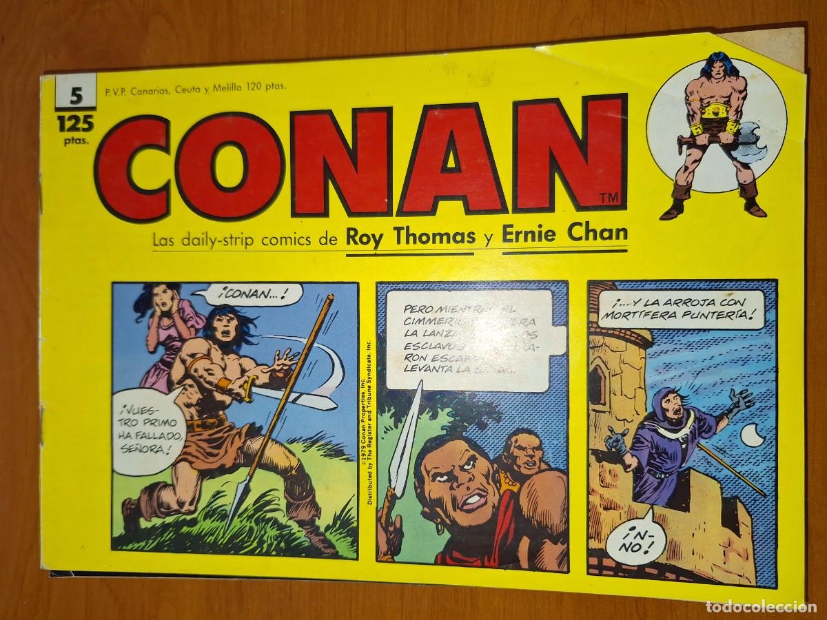 C&oacute;mics: LOS COMICS DE PRENSA DE CONAN, ROY THOMAS Y ERNIE CHAN. N&Uacute;MERO 5. - Foto 1