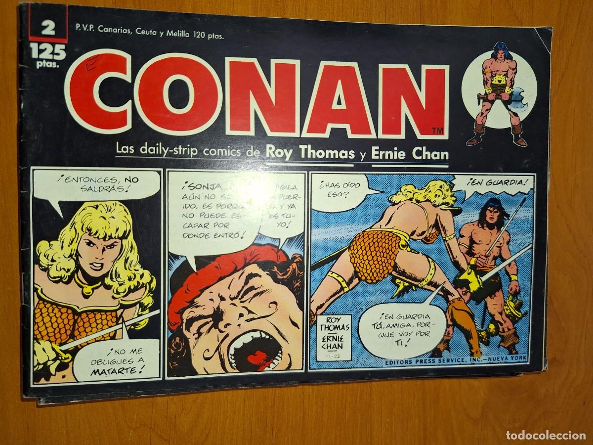 C&oacute;mics: LOS COMICS DE PRENSA DE CONAN, ROY THOMAS Y ERNIE CHAN. N&Uacute;MERO 2. - Foto 1