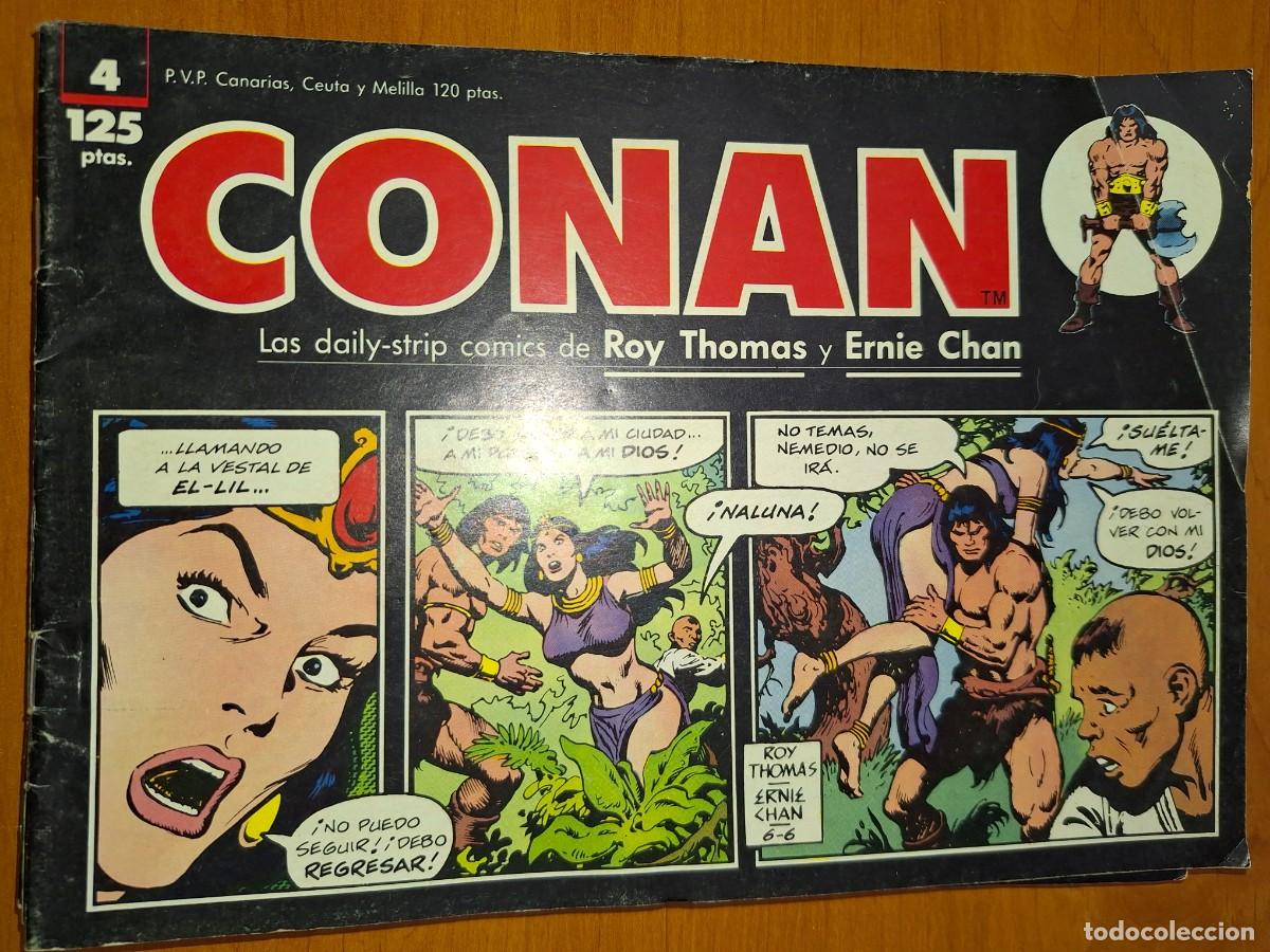 C&oacute;mics: LOS COMICS DE PRENSA DE CONAN, ROY THOMAS Y ERNIE CHAN. N&Uacute;MERO 4. - Foto 1