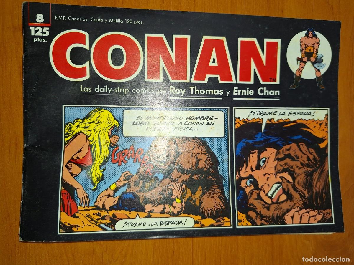 C&oacute;mics: LOS COMICS DE PRENSA DE CONAN, ROY THOMAS , ERNIE CHAN, N&Uacute;MERO 8. - Foto 1