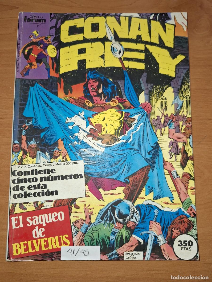 C&oacute;mics: COMICS FORUM, CONAN REY, EXTRA CINCO N&Uacute;MEROS 41/45. - Foto 1