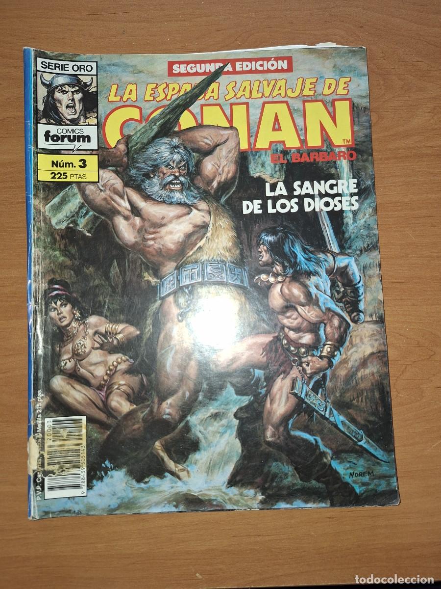 C&oacute;mics: COMIC FORUM, SERIE ORO, LA ESPADA SALVAJE DE CONAN EL B&Aacute;RBARO. N&Uacute;MERO 3. - Foto 1
