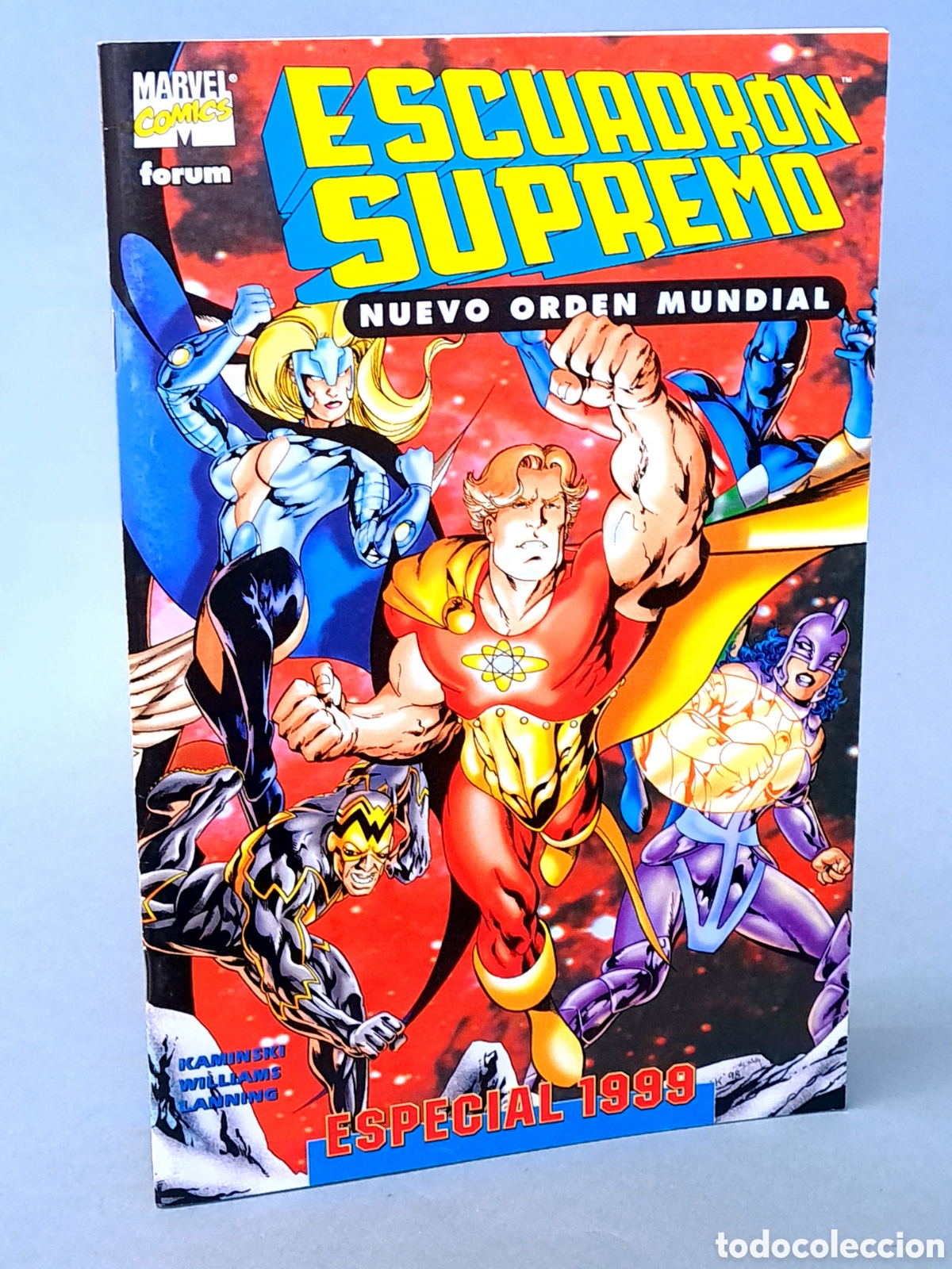 Comics: CASI EXCELENTE ESTADO ESCUADRON SUPREMO ESPECIAL 1999 NUEVO ORDEN MUNDIAL MARVEL FORUM GRAPA EXTRA