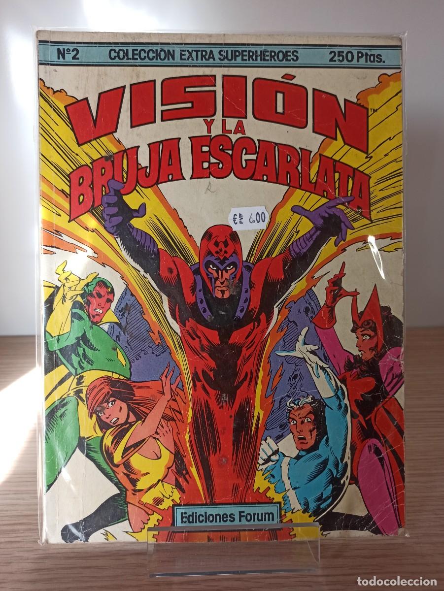 C&oacute;mics: VISION Y LA BRUJA ESCARLATA (Ediciones Forum) N&ordm; 2 Colecci&oacute;n extra superh&eacute;roes. - Foto 1