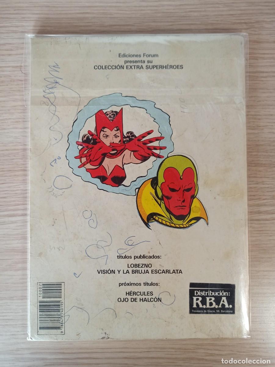 C&oacute;mics: VISION Y LA BRUJA ESCARLATA (Ediciones Forum) N&ordm; 2 Colecci&oacute;n extra superh&eacute;roes. - Foto 2