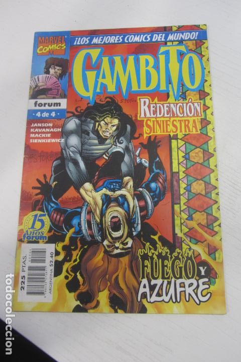 C&oacute;mics: GAMBITO REDENCION SINIESTRA N&ordm; 4 FORUM BUEN ESTADO arx79