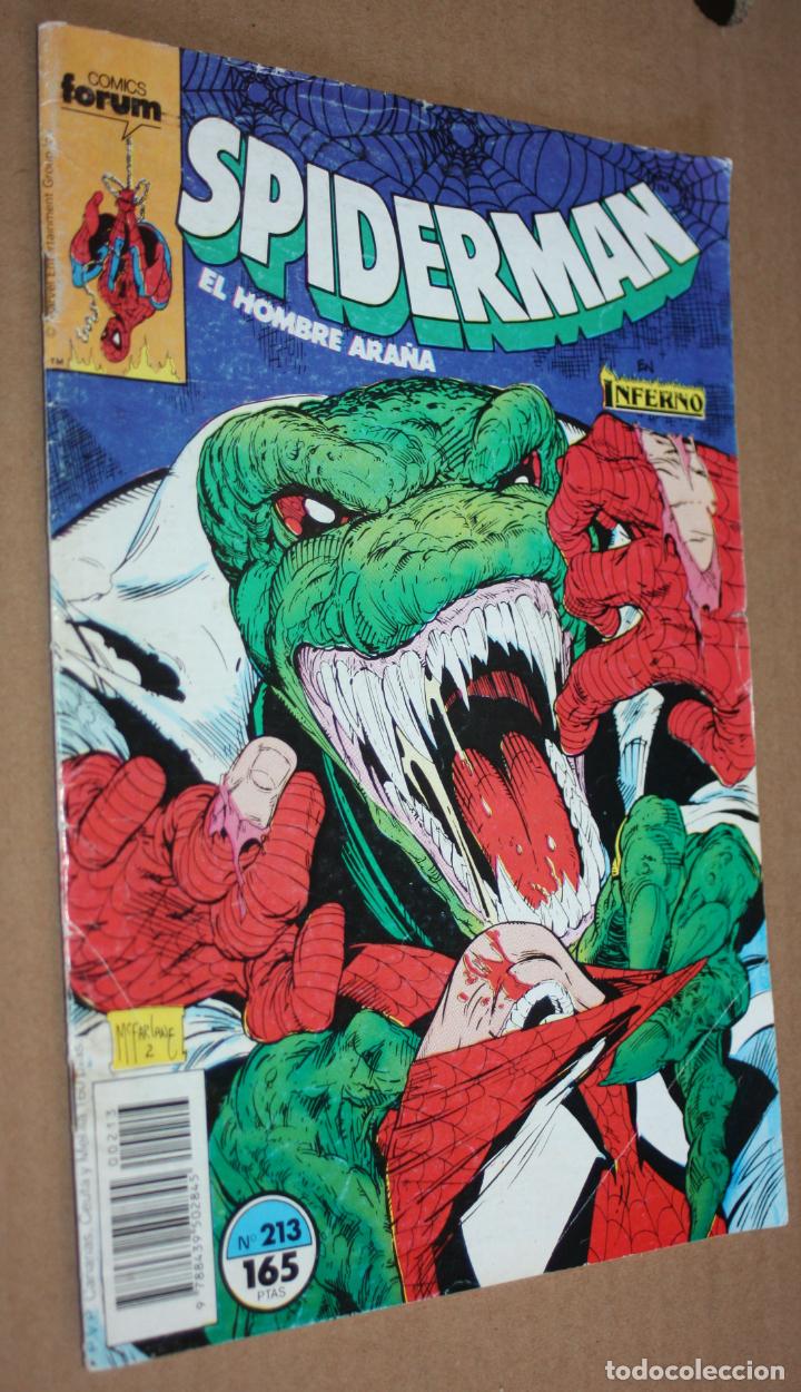 C&oacute;mics: spiderman vol.1 n&ordm;213 . (FORUM .100 PTS. 1990.) - Foto 1