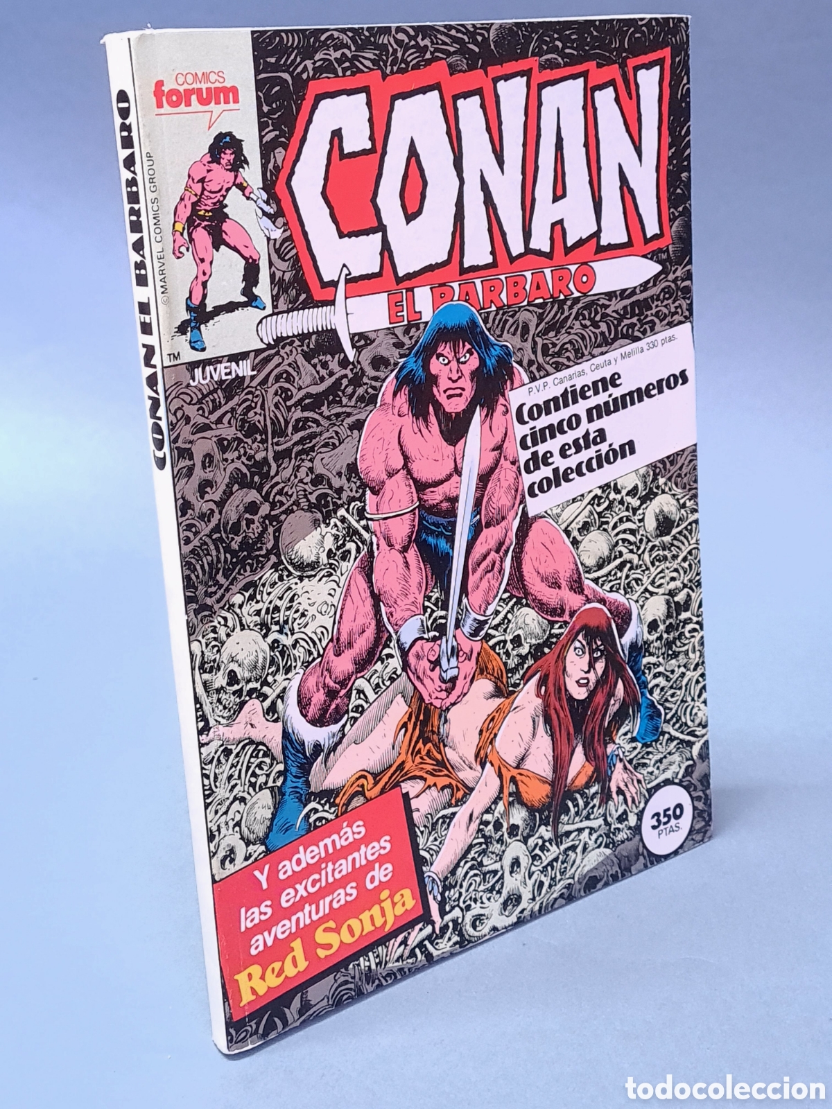 C&oacute;mics: EXCELENTE ESTADO CONAN EL BARBARO 111 AL 115 RETAPADO FORUM - Foto 1