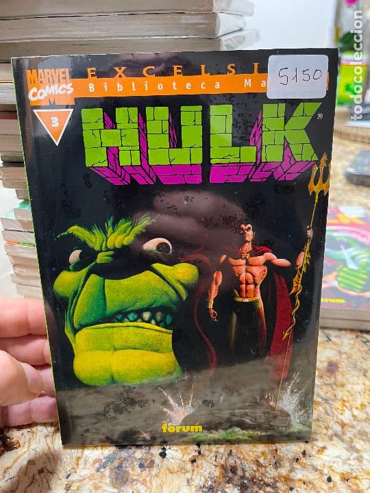 C&oacute;mics: FORUM BIBLIOTECA MARVEL HULK NUMERO 3 MUY BUEN ESTADO - Foto 1