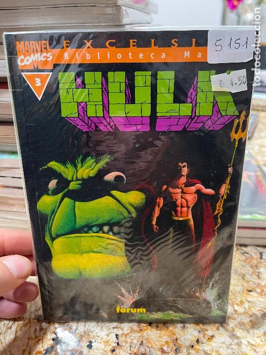 C&oacute;mics: FORUM BIBLIOTECA MARVEL HULK NUMERO 3 MUY BUEN ESTADO - Foto 1