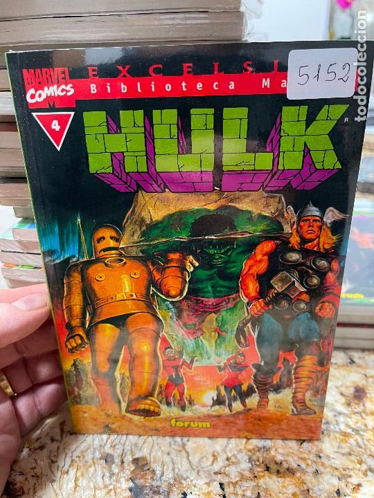 C&oacute;mics: FORUM BIBLIOTECA MARVEL HULK NUMERO 4 MUY BUEN ESTADO - Foto 1