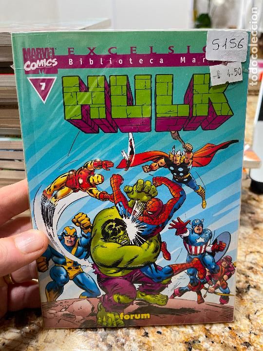 C&oacute;mics: FORUM BIBLIOTECA MARVEL HULK NUMERO 7 MUY BUEN ESTADO - Foto 1