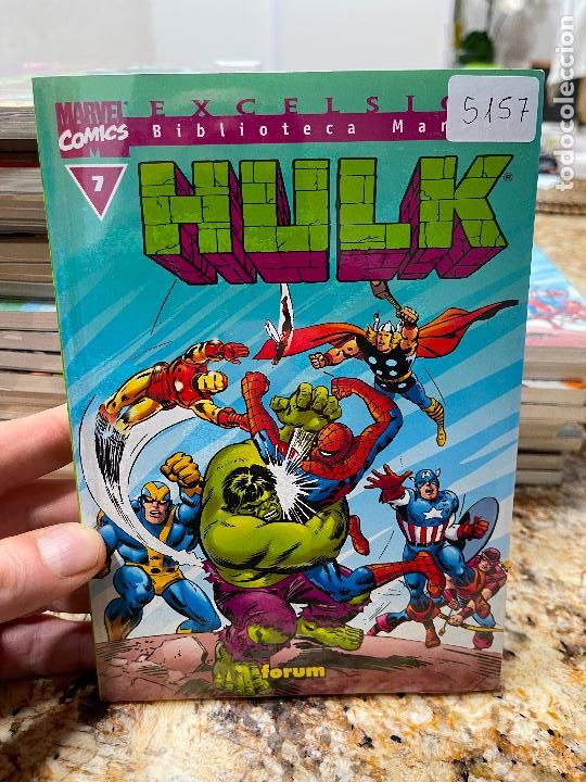 C&oacute;mics: FORUM BIBLIOTECA MARVEL HULK NUMERO 7 MUY BUEN ESTADO - Foto 1