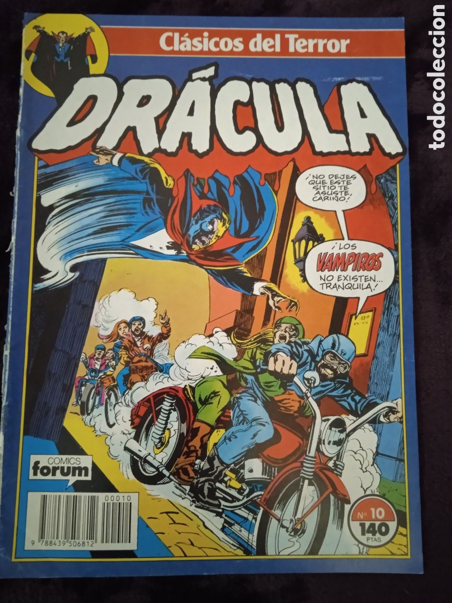 C&oacute;mics: CL&Aacute;SICOS DEL TERROR, DR&Aacute;CULA N&ordm; 10 -edita : FORUM - Foto 1