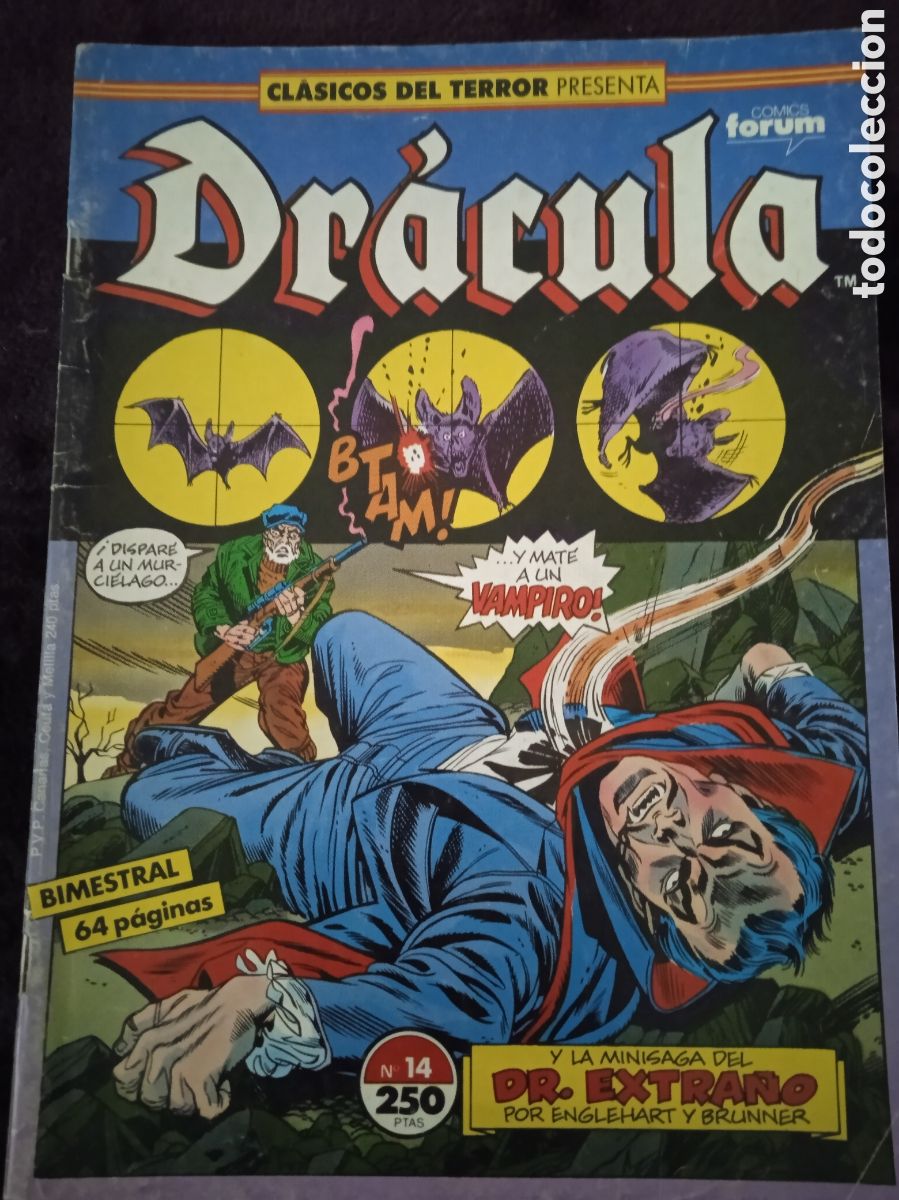 C&oacute;mics: CL&Aacute;SICOS DEL TERROR, DR&Aacute;CULA N&ordm; 14 -edita : FORUM - Foto 1