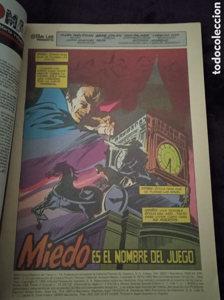 C&oacute;mics: CL&Aacute;SICOS DEL TERROR, DR&Aacute;CULA N&ordm; 14 -edita : FORUM - Foto 2