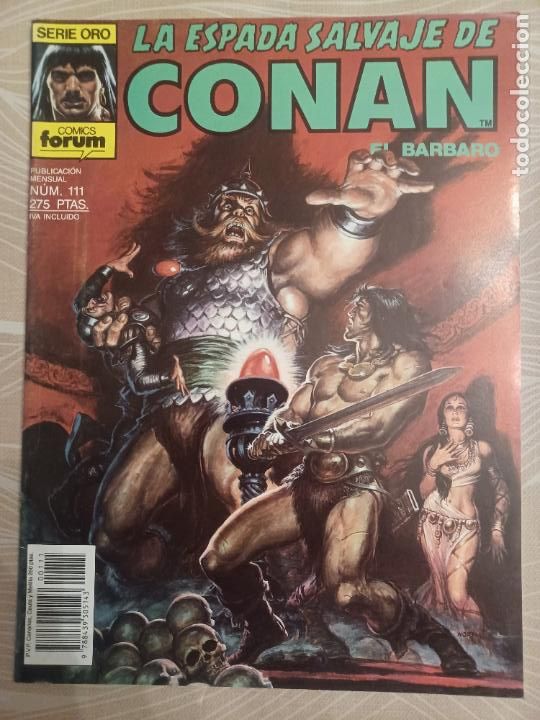 C&oacute;mics: LA ESPADA SALVAJE DE CONAN N&ordm; 111 1&ordf; EDICION FORUM - Foto 1