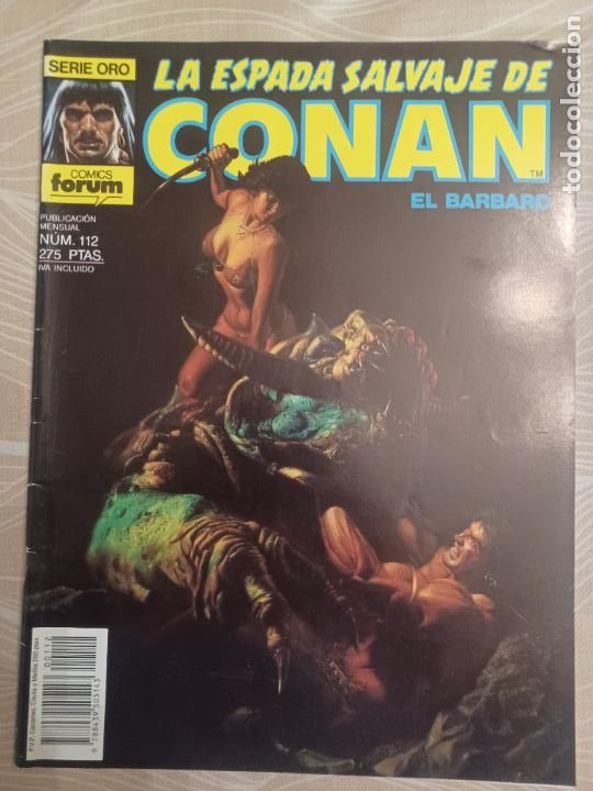 C&oacute;mics: LA ESPADA SALVAJE DE CONAN N&ordm; 112 1&ordf; EDICION FORUM - Foto 1